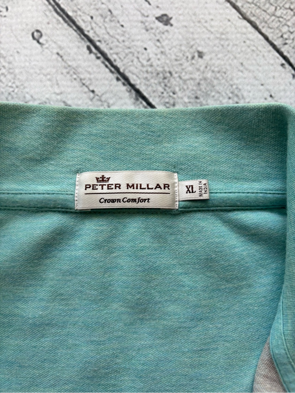 Peter Millar Crown Comfort Quarter Zip Pullover Mint Green Men’s XL